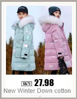 2024 Winter Down Jacket for Girl clothes Kids Overalls Snowsuit Baby Boy over coat Toddler New Year Clothing Set parka real fur