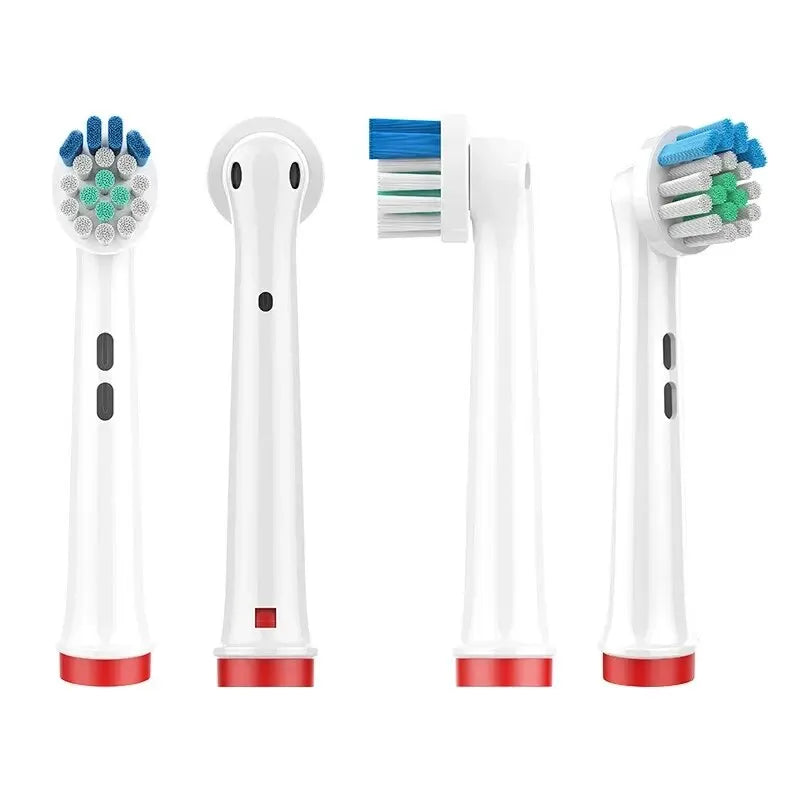 4PCS Dupont Bristle Electric Toothbrush Heads Whiten Teeth/Daily Clean/Precison Cleaning/Soft Care Teeth Function For Oral B