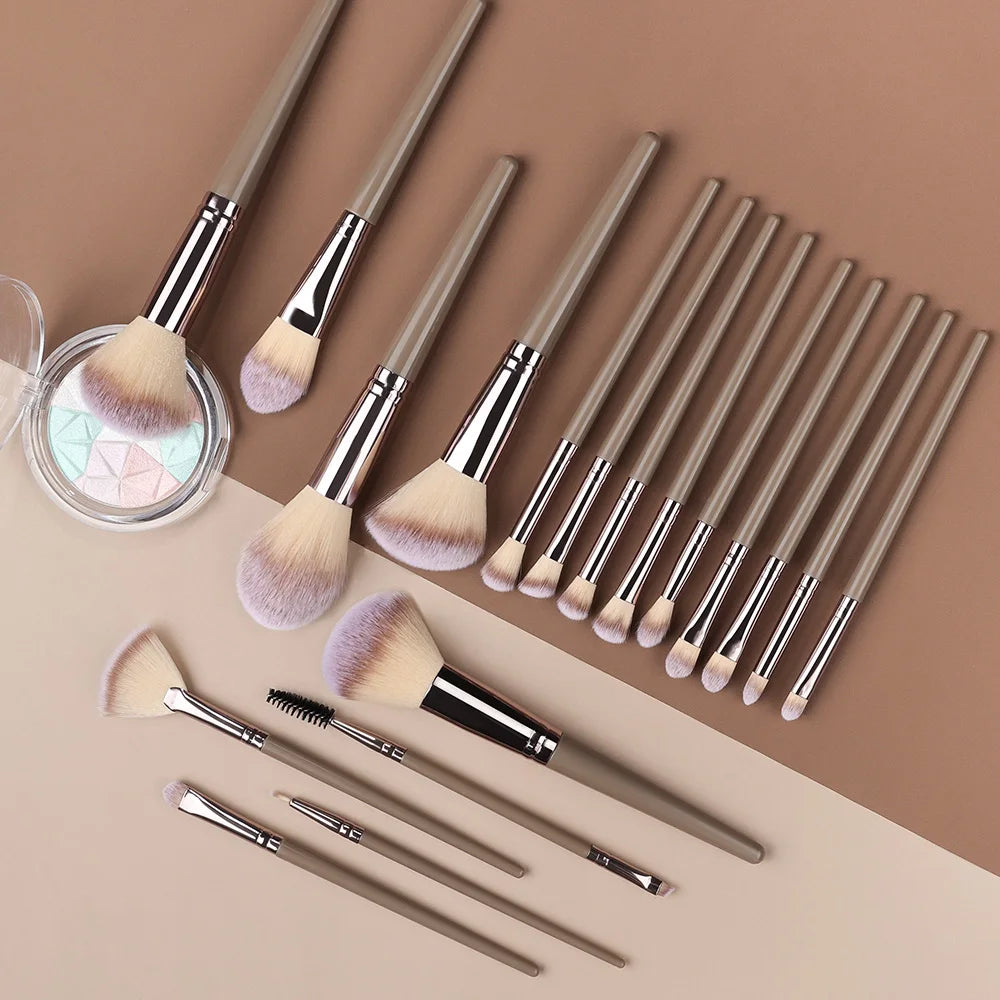 3-20Pcs Makeup Brush Set Professional Cosmetic Blush Highlighter Foundation Powder Concealer Eyeshadow Kit Beauty Make Up Tools