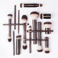 Bulbusbow Hourglass Makeup Brushes Powder Foundation Concealer Blusher Bronzer Eye Shadow Eyebrow Eyeliner Sculpting Brush