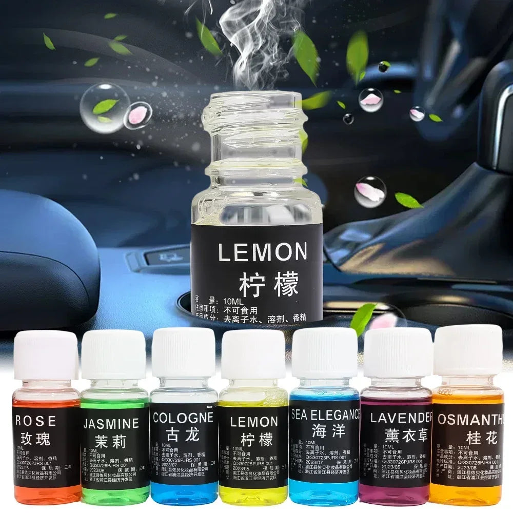 Air Freshener Car Perfume Refill Natural Plant Essential Oil Aroma Diffuser Fragrance Humidifier Essential Oil Freshener