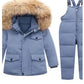 Children Clothing Set Baby Winter Warm Down Jackets parka Boys Thick Jumpsuit Infant overcoat toddler Girl Clothes Kids Snowsuit