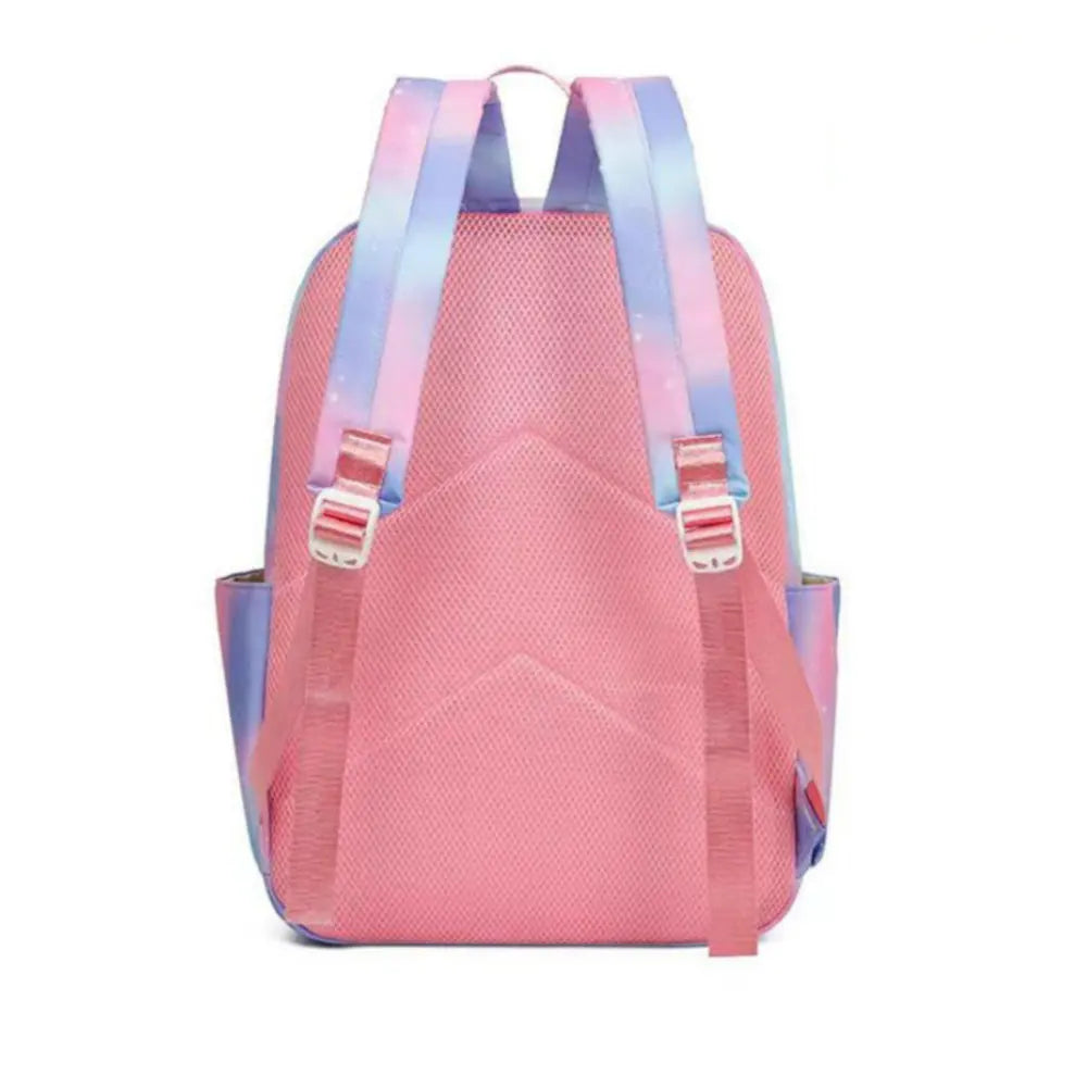 3Pcs/set Disney Lilo Stitch Student Boy Girl Schoolbag Colorful Backpack Children Teenager Cartoon School Bookbag with Lunch Bag