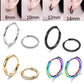 Bulbusbow Stainless Steel Small Hoop Earrings – Minimalist Geometric Design for Unisex Fashion