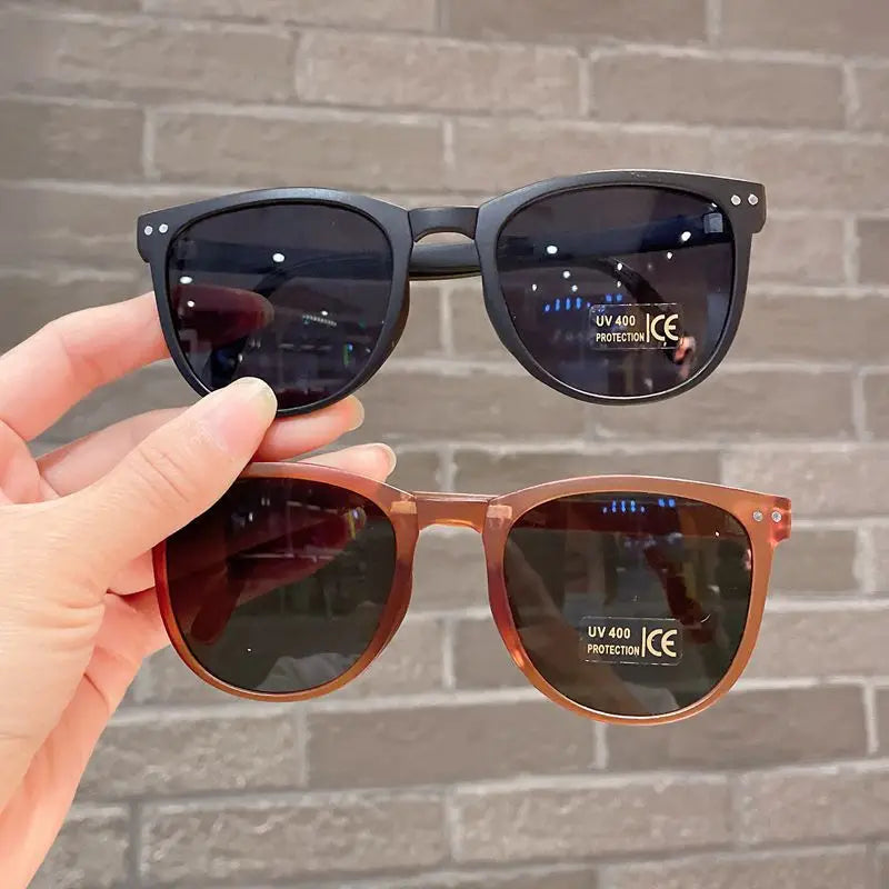 2024 Summer Cute Sunglasses Matte Frame Sun Glasses Baby Decorative Eyeglasses Trendy Boy Eyewear Girls Fsahion