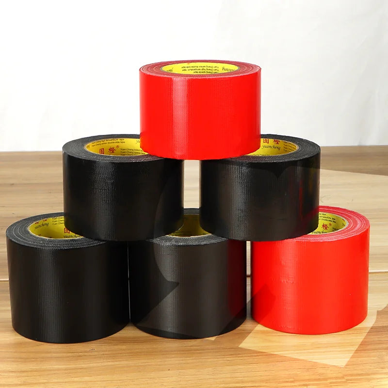 1roll Black Super Adhesive Fabric Duct Tape, Electric Bicycle Seat Repair, Tarpaulin Repair,blocks Water and Leaves No Glue