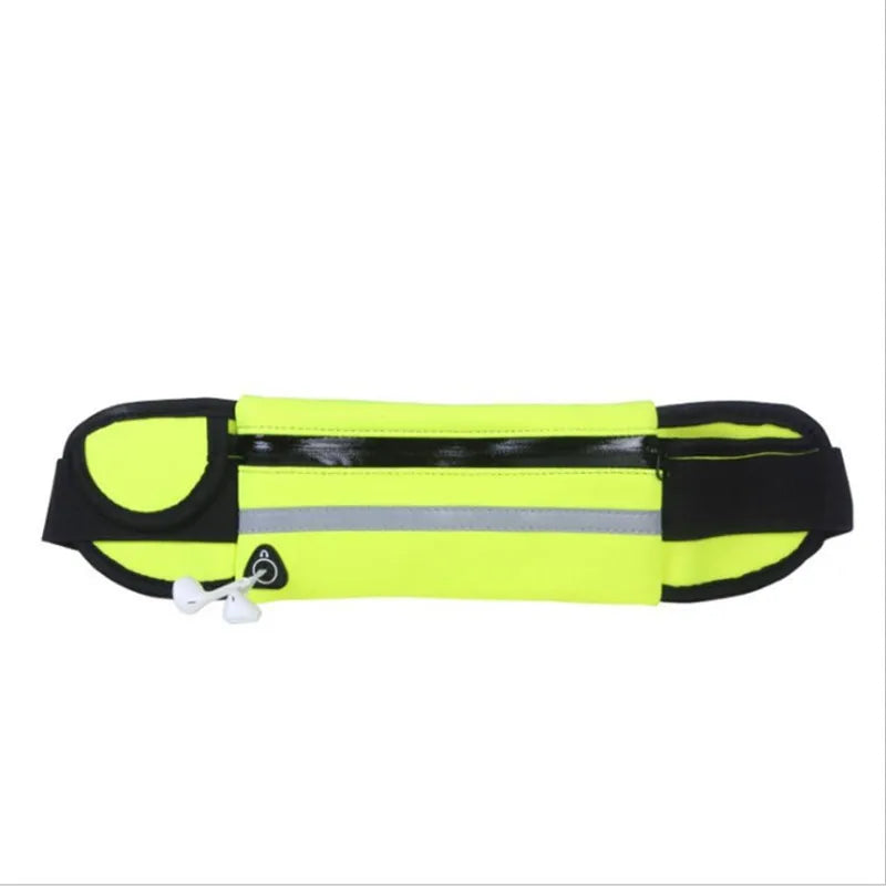 Men Women Waistbag Marathon Running Outdoor Riding Fitness With Water Bottle Waterproof Phone Sport Male Female Belt Waist Bags