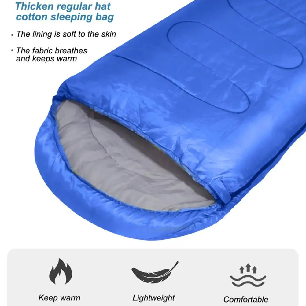 180*75CM Portable Sleeping Bag Outdoor Travel Camping Hiking Polyester Winter Portable Camping Outdoor Adult