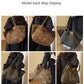 Oversized Leopard Prints Shoulder Bags for Women Deformable Canvas Large Capacity Shopping Totes 2024 Winter New Luxury Handbags