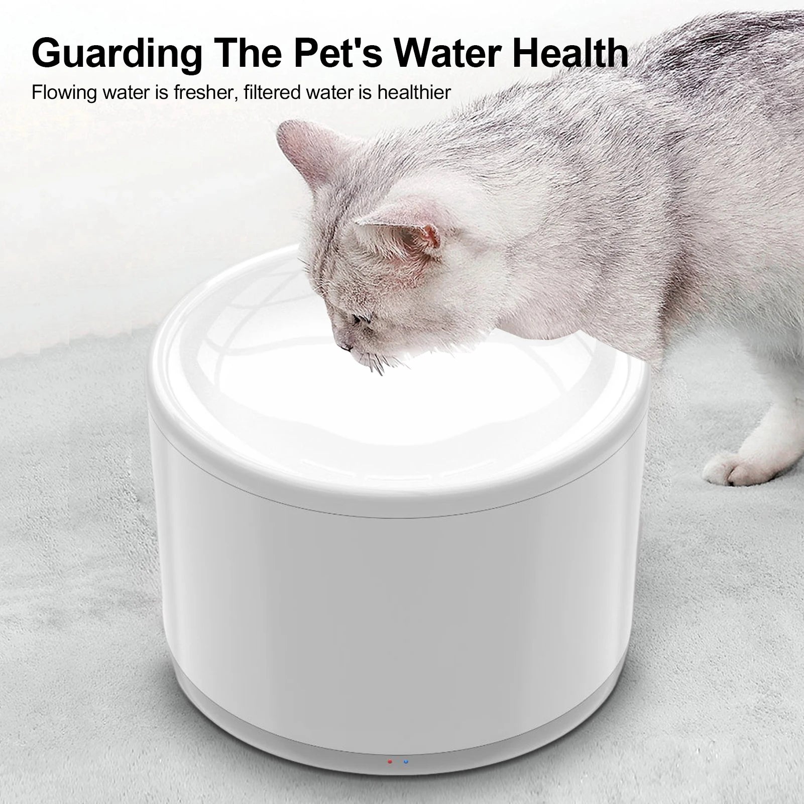 2L Tuya Wifi Smart Pet Water Fountain With Uv Sterilizing Automatic Drinker For Cats Pet Water Fountain  Motor Cats Or Puppy