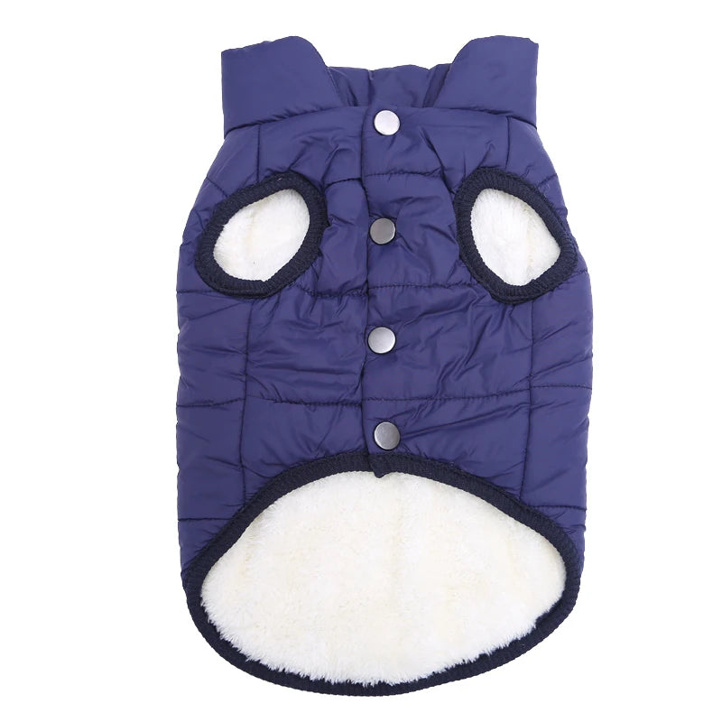 Pet Dog Vest Jacket Autumn Winter Warm Fleece Dog Coat Clothes For Small Medium Large Dogs Chihuahua French Bulldog Pug Clothing