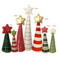 Christmas Tree Sculptures Ornaments Resin Christmas Tree Decoration Party Beautiful and Unique Gift