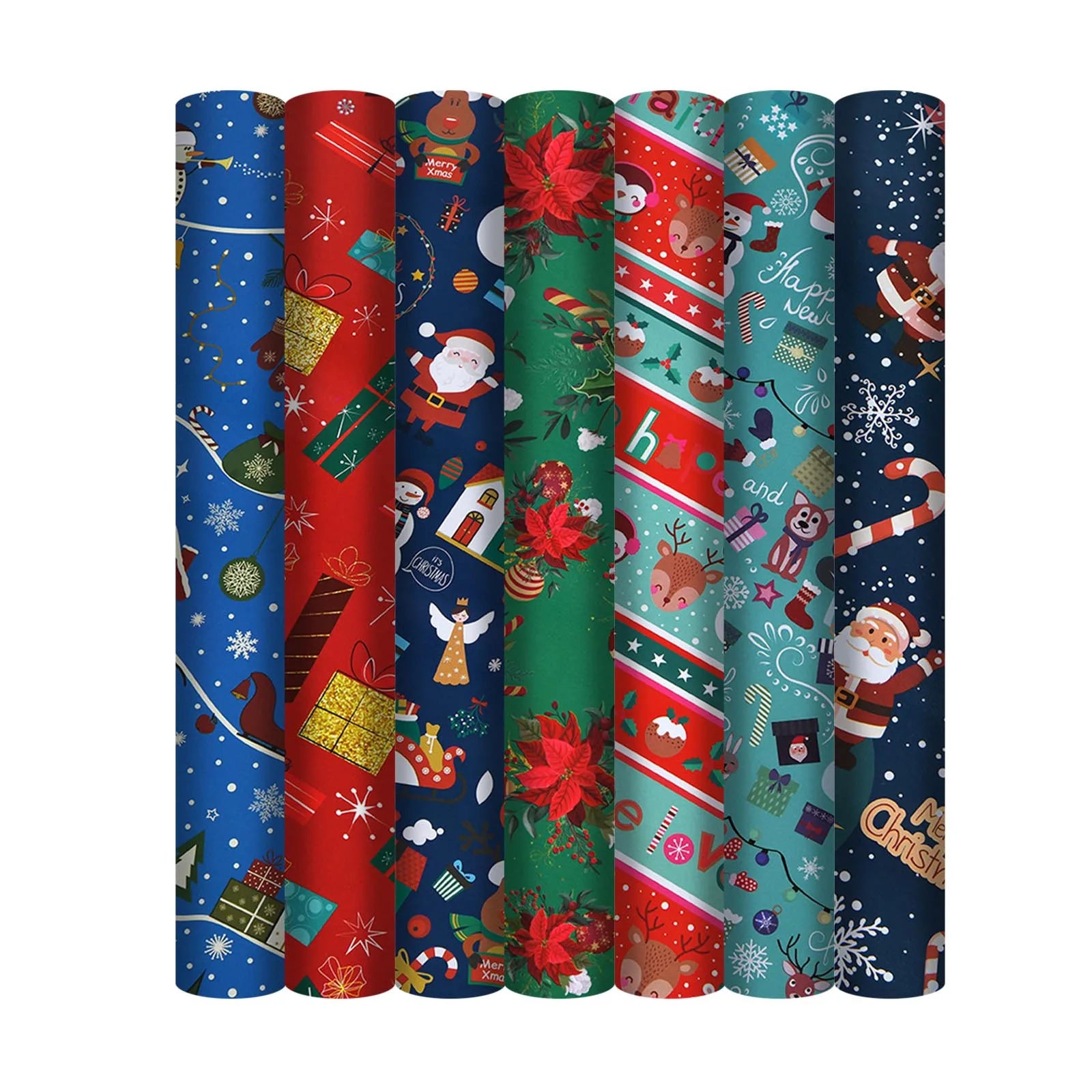 50*70cm Christmas Gift Wrapping Paper Birthday Gift Decoration Wrapping Paper Diy Bag Kraft Paper New Year Gift Packing