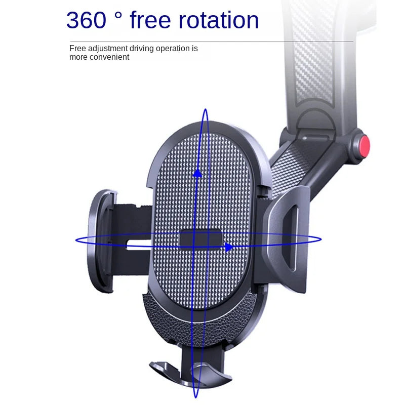 2023 New Universal Sucker Car Phone Holder 360° Windshield Car Dashboard Mobile Cell Support Bracket for 4.0-6 Inch Smartphones