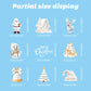 Double-Sided Christmas Window Clings Designs Snowflake Static Stickers Decoration White Xmas Ornaments Reusable Party Supplies