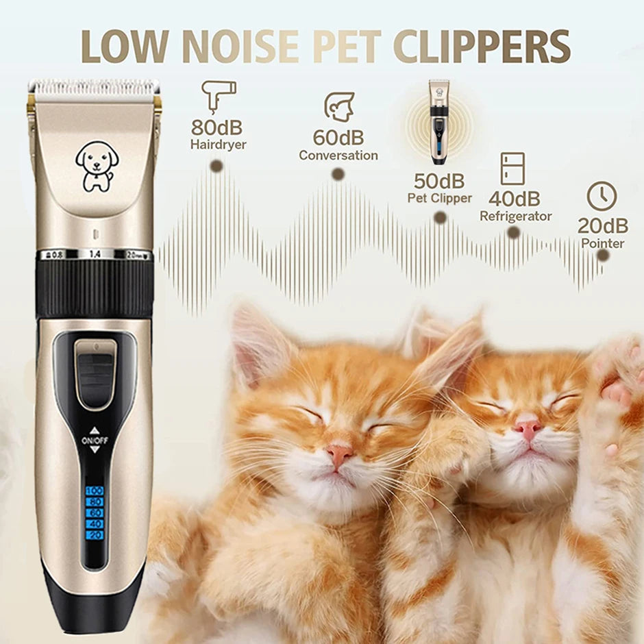 Dog Clipper Dog Hair Clippers Grooming (Pet/Cat/Dog/Rabbit) Haircut Trimmer Shaver Set PetsFader