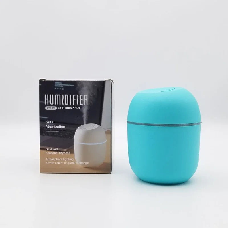 جهاز ترطيب الهواء Xiaomi Air Humidifier مع رذاذ ضوء محيطي LED ومرطب وناشر للزيوت العطرية وتنقية الهواء القابلة لإعادة الشحن عبر USB