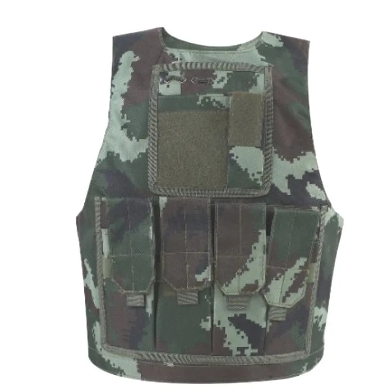 Children Combat Camouflage Vest Kids Airsoft Vests Outdoor Paintball Tactical Waistcoat CS Gear Boys Girl Sniper Army Uniform