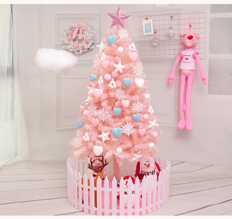 180cm/150cm Christmas Tree with 700/450 Tips 6ft/5ft Artificial Tree with Metal Stand Pink White Blue Christmas Tree