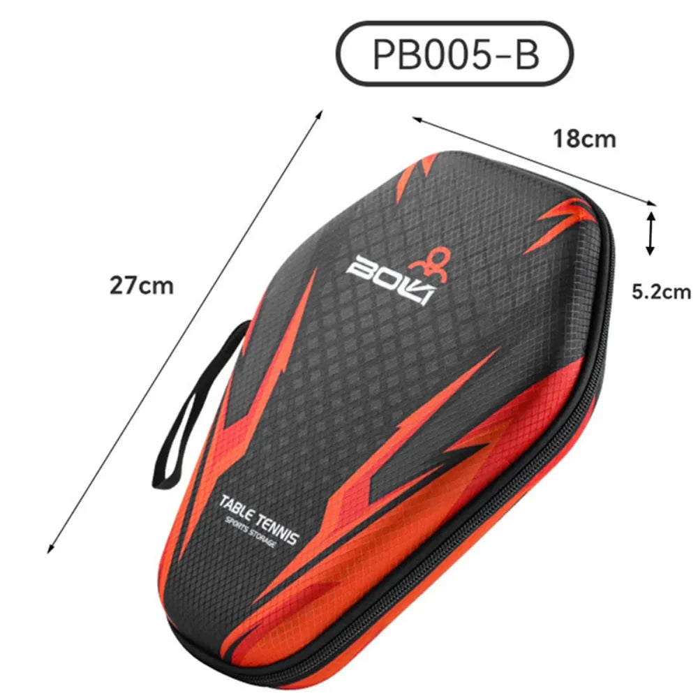 1pcs Table Tennis Racket Bags EVA Hard Shell Waterproof Dustproof Table Tennis Paddles Box Case Storage Bag With Hand Strap good