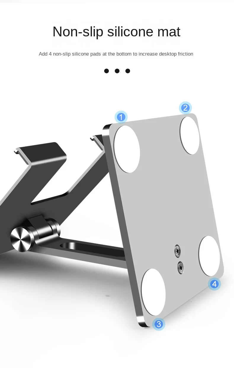 Tablet Stand for IPad Xiaomi Tablet Aluminum Desktop Holder Adjustable Computer Base