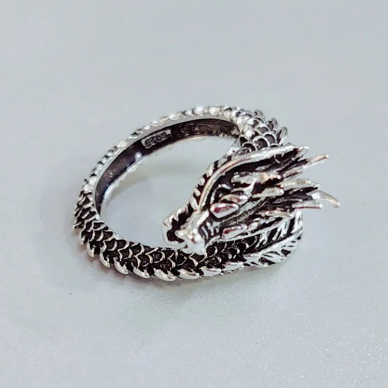 New in 925 Sterling Silver Loong Rings For Women Men Luxury Jewelry Accessories Wholesale  GaaBou