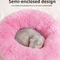 Plush Circular Pet Nest Winter Cat Nest Dog Nest Warm Detachable Washable Round Cat Nest Pet Bed Seasonal Universal Decoration