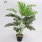 Simulation Monstera Plant Potted Floor Decor Turtle Leaf Artificial Bonsai Fake Tree Nordic Green Plant Home Garden Decoration