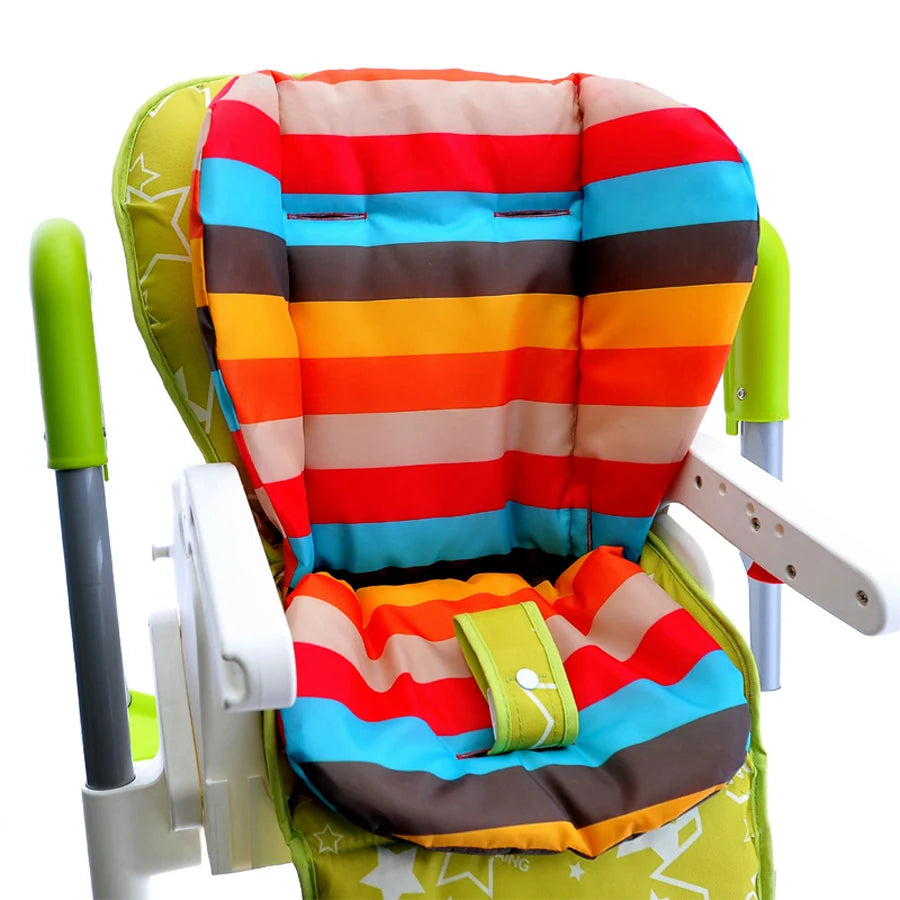 Baby Kids Highchair Cushion Pad Mat Booster Seats Cushion Pad Mat Feeding Chair Cushi on Pad Stroller Cushion Mat Cotton Fabric