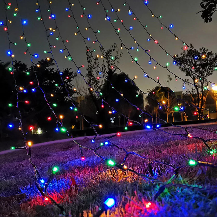 10/20/30/50M LED Christmas Tree Fairy Lights Outdoor Waterproof Garden String Lights for Party Wedding Garland Backyard Decor