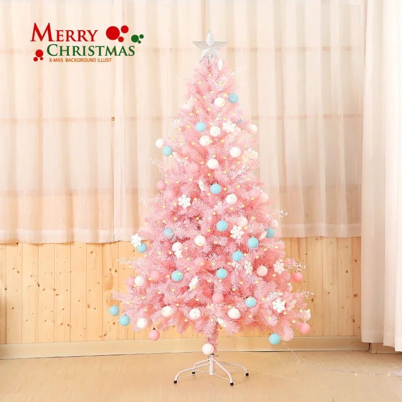 180cm/150cm Christmas Tree with 700/450 Tips 6ft/5ft Artificial Tree with Metal Stand Pink White Blue Christmas Tree