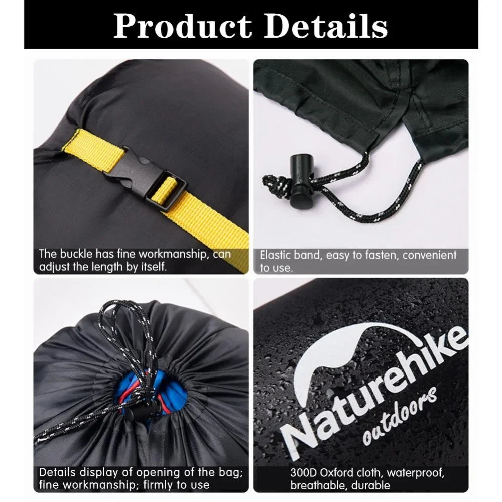 Naturehike Camping Sleeping Bag Storage Bags Hiking Compression Stuff Sack Waterproof Compression Bag Outdoor  Ultralight