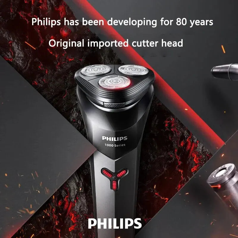 PHILIPS S1113 USB Interface Men's Recommended Fashionable Portable Full-body Water Wash New 1 Series Upgrade Electric Shaver