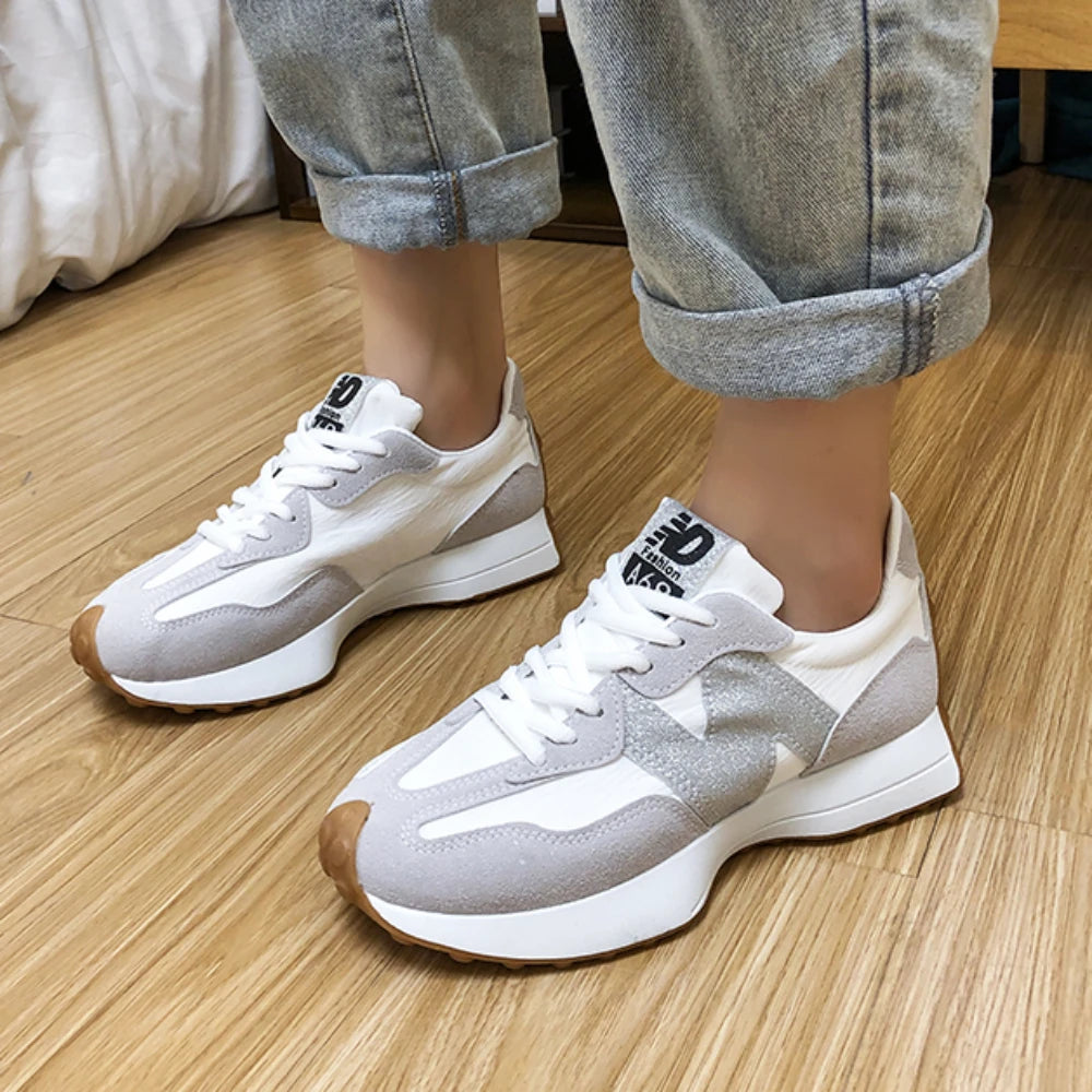 New Women's Causal Sneakers Summer Shoes Woman Fashion Breathable Lace Up Sports Shoes for Women Platform Walking Designer Shoes