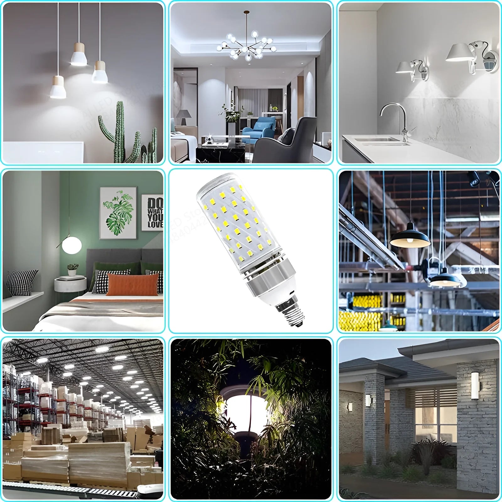 NEW 12W 16W 20W 24W 40W Super High power E14 E27 B22 LED lamp Corn Bulb AC220V 110V 85-265V  No Flicker LED light lighting