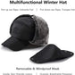 Thicken Winter Warm Hat Men Faux Fur Bomber Hat Ear Flap Cap Women Soft Thermal Bonnets Hats for Outdoor Fishing Skiing Cap Hats