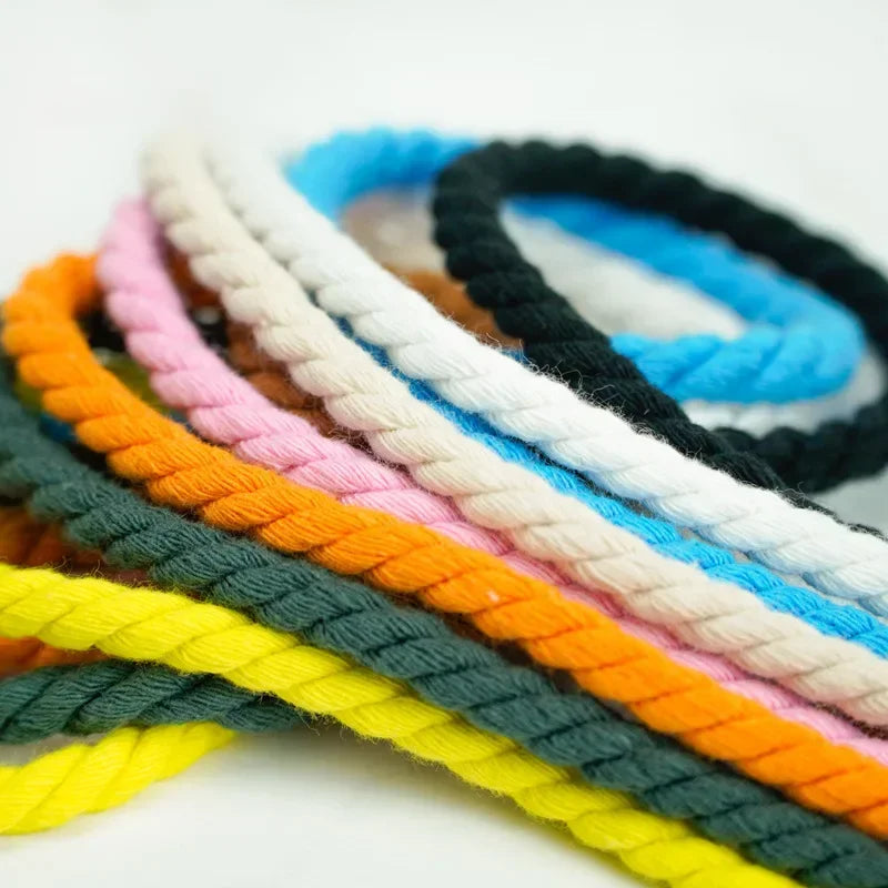 New 1 Pair Round Shoelaces 0.6CM Thicker Cotton Shoelace Twisted Rope Laces Sneakers Boots Shoe Laces for Shoes for AF1/AJ1