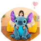 Disney Giant Size Lilo&stitch Plush Stuffed Doll Cartoon Kawaii Animal Couple Sleeping Pillow Softmaterial Toy For Children Gift