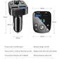 Car Mp3 Player Dual Usb Fast Charger Fm Bluetooth Receiver Bluetooth Compatible 5.0 Fm Transmitter Usb Flash Drive Plug Car Kit