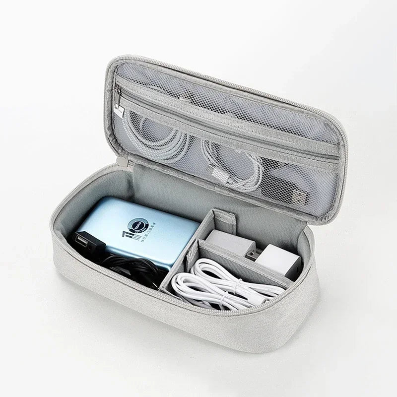 Travel Cable Organizer Bag Pouch Electronic Accessories Gadget Carry Case Portable Waterproof Storage Bag for Cable Cord