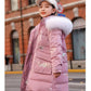 New Winter Down cotton Jacket Girls Waterproof Hooded Coat Children Outerwear Clothing Teenage 5-16Y clothes Kids Parka Snowsuit