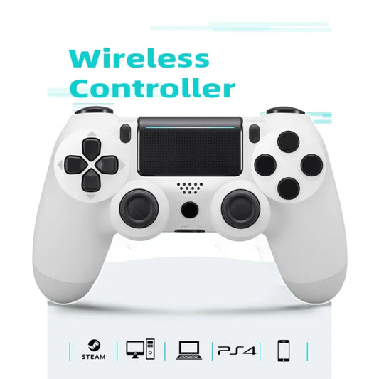 Wireless Game Controller Bluetooth No-Delay Gamepad For PS4 PS3 Console Six-Axis Dual Vibration PC Gaming Joystick With Touchpad