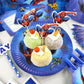 Spiderman Birthday Decorations Disposables Tableware Aluminum Film Balloons Tablecloth Banner Straw Party Supplies Baby Shower