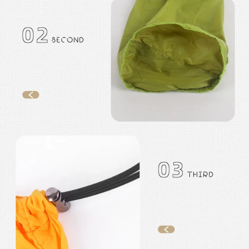 Outdoor Camping Down Jacket Compression Bag Portable Clothing Storage Bag Travel Sun Protection Clothing Drawstring Bag