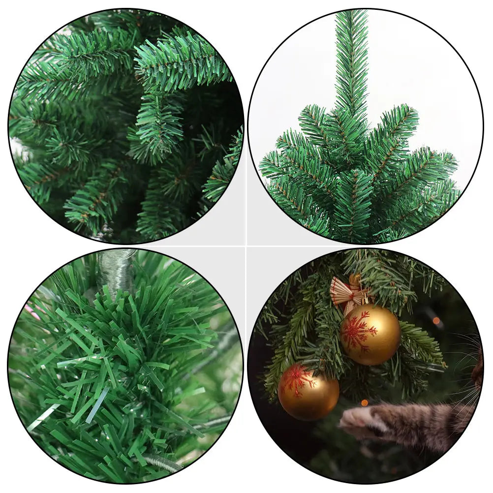 1Pc Christmas Tree Model for Yard Living Room Encrypted Leaf Christmas Tree Decorative Simulation Christmas Tree for Festival