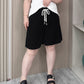 Summer New Wide Leg Shorts Women Plus Size Elastic High Waist Drawstring Loose Thin Casual A-line Hot Pants