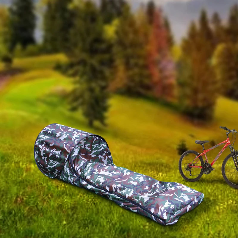 Camouflage Sleeping Bag Case Cover Waterproof Camping Fishing Bivvy Bag Sleeping Bag Protector Covers WITHOUT Liner Accessories