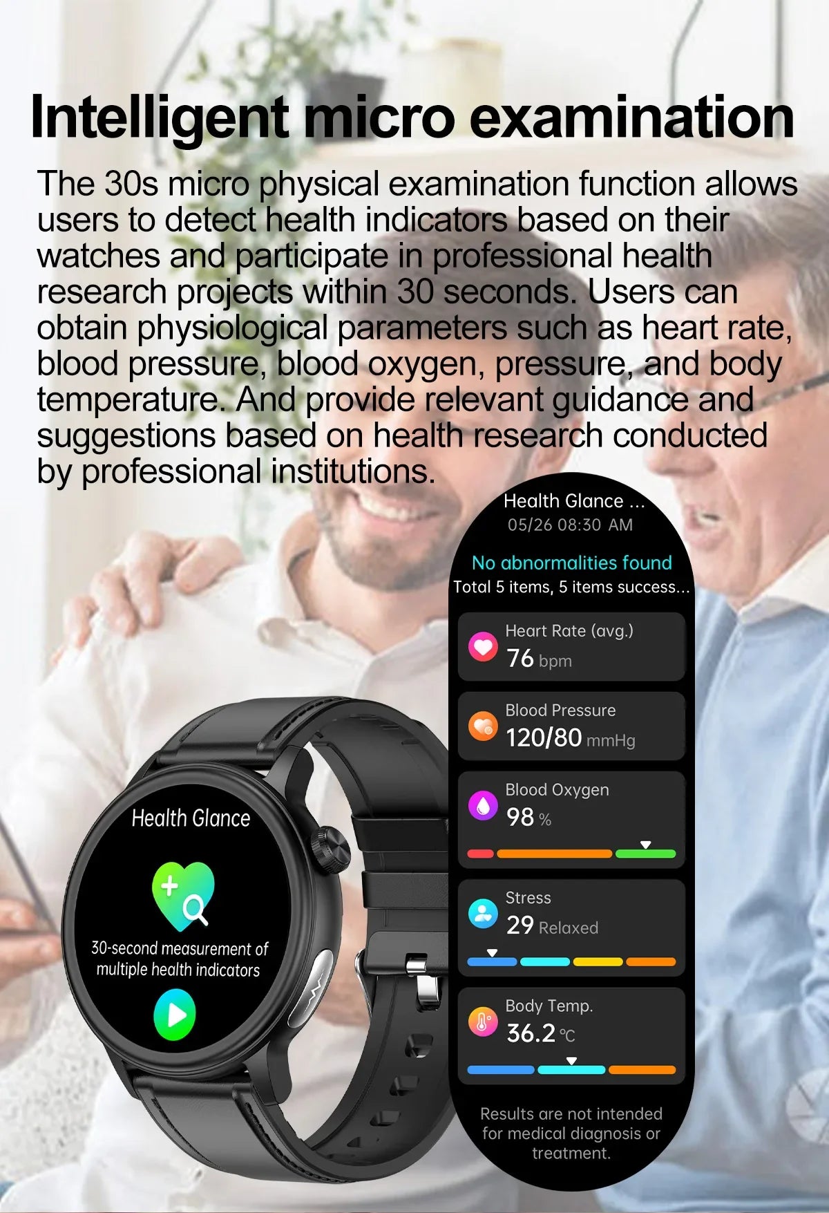 Bulbusbow 2025 Medical Grade Blood Sugar Health Smart Watch for Women - ECG + PPG Monitoring, Bluetooth Call, Temperature Tracking