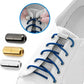 Elastic No Tie Shoelaces Semicircle Shoe Laces For Kids and Adult Sneakers Shoelace Quick Lazy Metal Lock Strings Rope Capsule