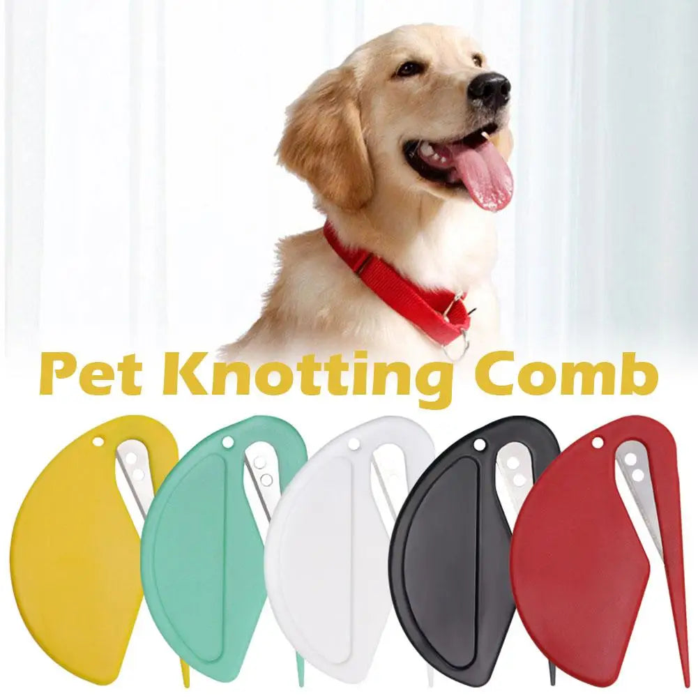 New Cat Dog Comb Pet Open Knot Comb Cat Puppy Hair Fur Shedding Grooming Trimmer Comb Comb Cat Brush